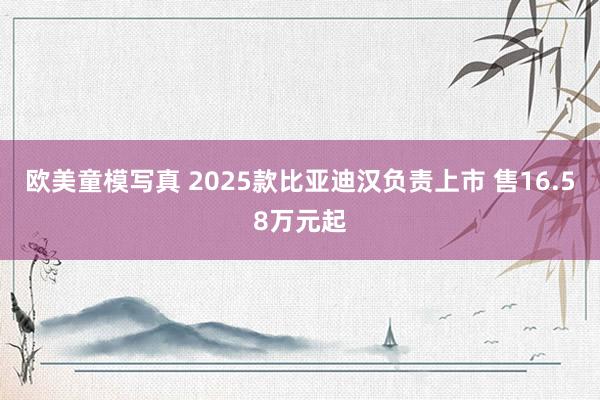 欧美童模写真 2025款比亚迪汉负责上市 售16.58万元起