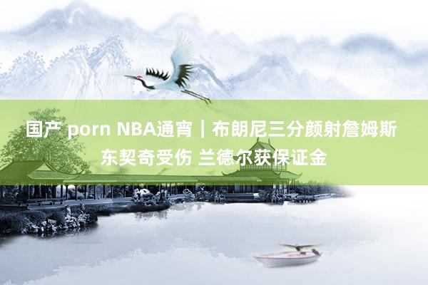 国产 porn NBA通宵｜布朗尼三分颜射詹姆斯 东契奇受伤 兰德尔获保证金