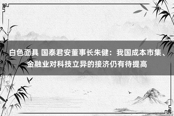 白色面具 国泰君安董事长朱健：我国成本市集、金融业对科技立异的接济仍有待提高