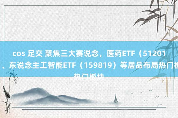 cos 足交 聚焦三大赛说念，医药ETF（512010）、东说念主工智能ETF（159819）等居品布局热门板块